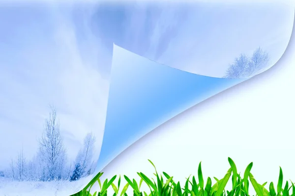 Seasons change background