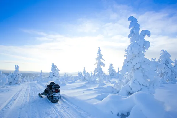 Télen a finn Stock Fotó