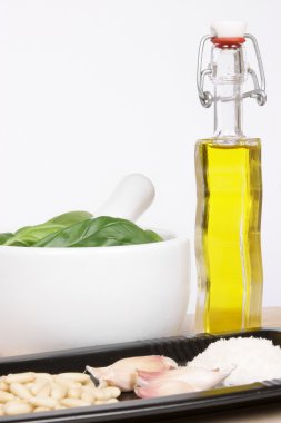 otantik İtalyan pesto sosu malzemeler