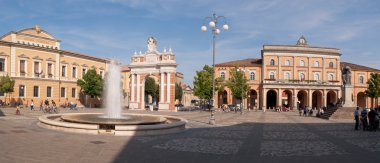 Piazza Ganganelli in Santarcangelo di Romagna clipart