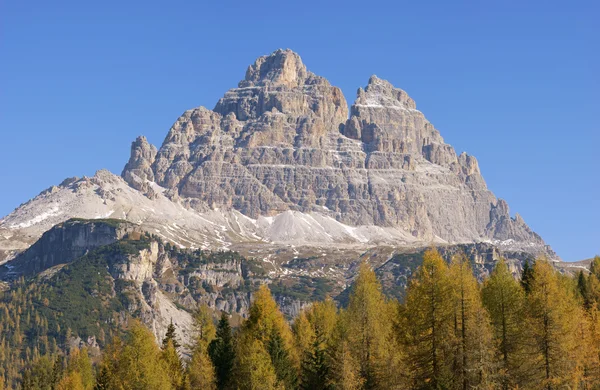 stock image Dolomites panorama - Tre Cime di Lavaredo