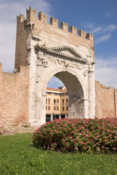 Arch of Augustus in Rimini — Stock Photo, Image