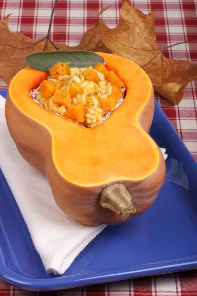 Pumpkin risotto — Stock Photo, Image