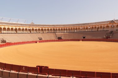 Plaza de Toros in Seville clipart