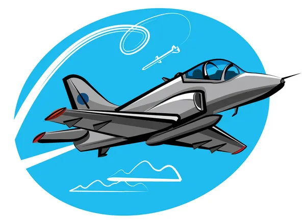 Jet fighter — Stock vektor