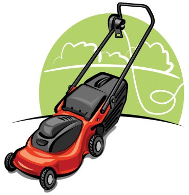 Lawn mower clipart