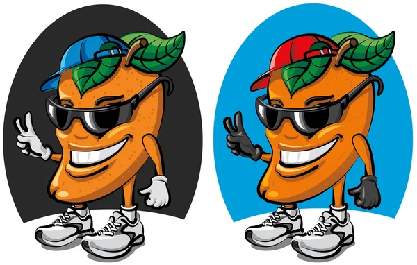Frukten mango cartoon — Stock vektor
