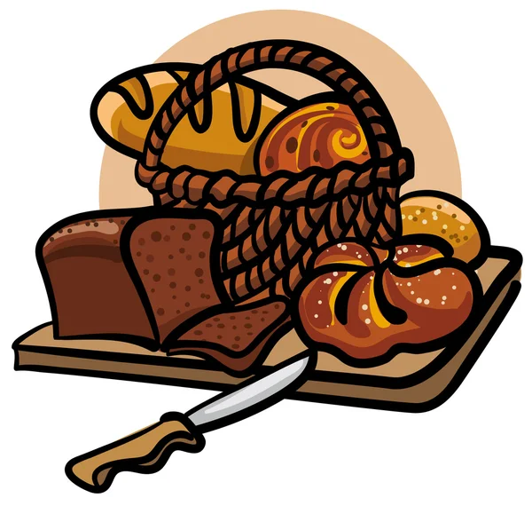 Свежий хлеб — стоковый вектор