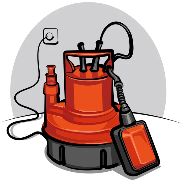 Urządzenie pompa wody — Wektor stockowy