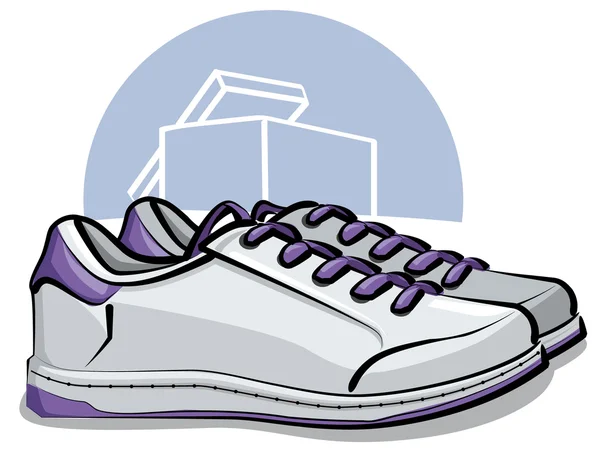 Spor ayakkabılar — Stok Vektör