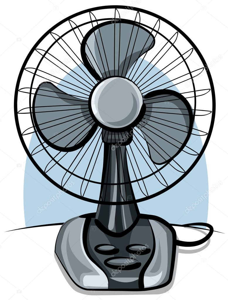 Table fan ventilator