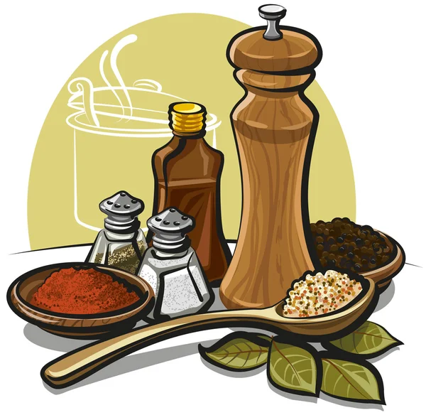 Spices — Stock Vector