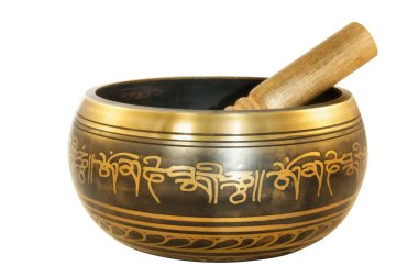 The Tibetan bowl. clipart