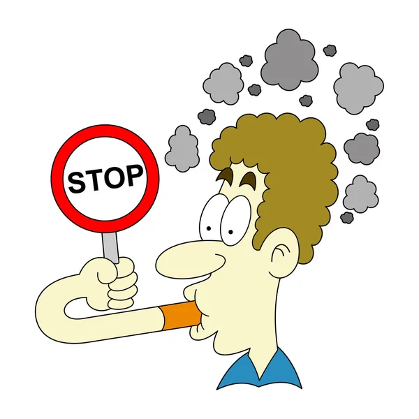 Smetti di fumare — Vettoriale Stock