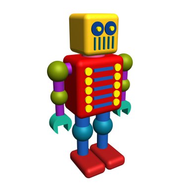 robot 3D çizimi