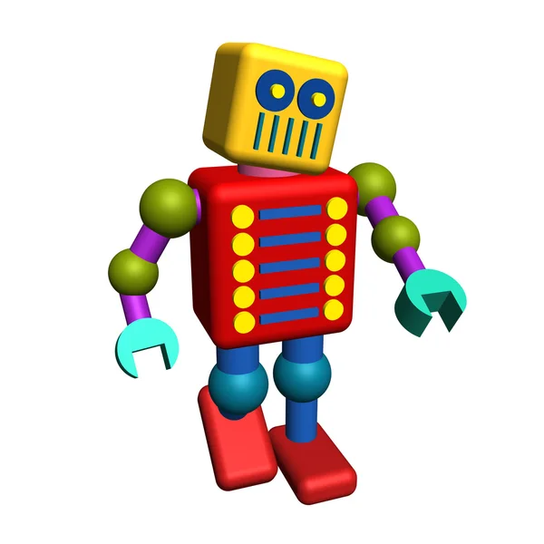 3d illustration of robot — Stock Photo, Image