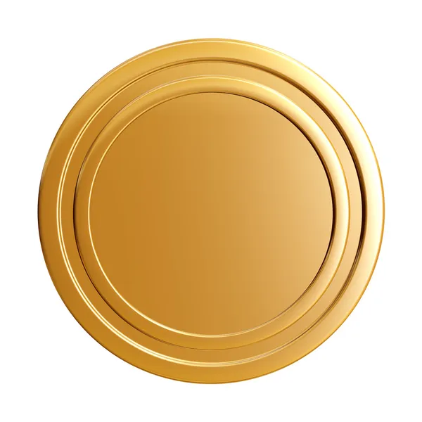 Lege gouden munten — Stockfoto