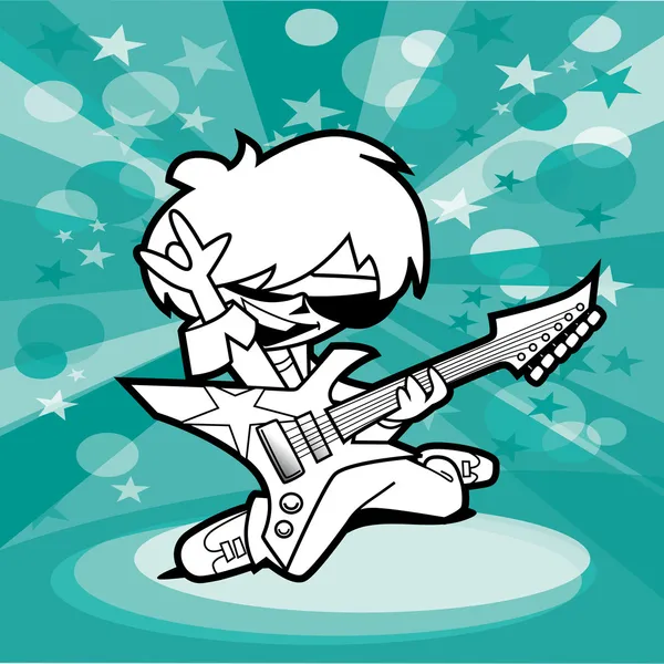RockStar Boy — Stock Photo, Image