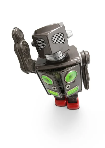 Retro estaño robot juguete — Foto de Stock