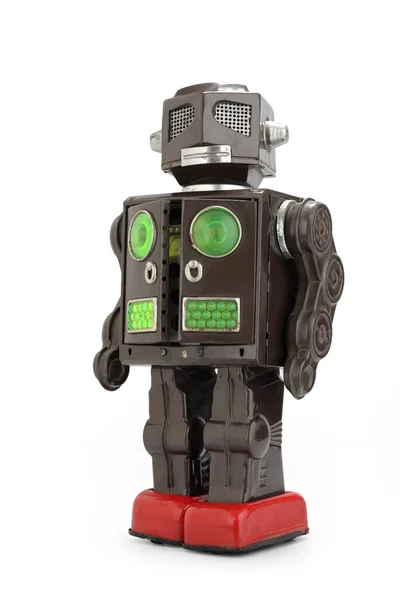 Retro plechové robot hračka — Stock fotografie
