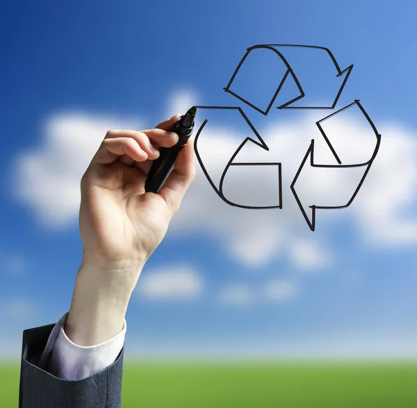Recycling-Logo — Stockfoto