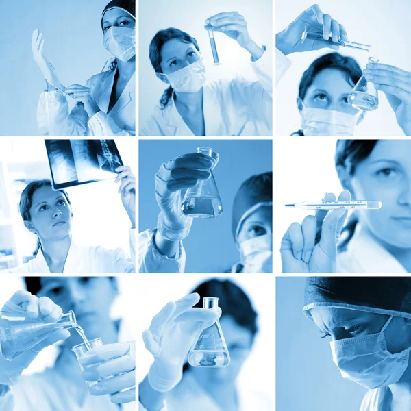 Composition of medical images — Stock Photo, Image
