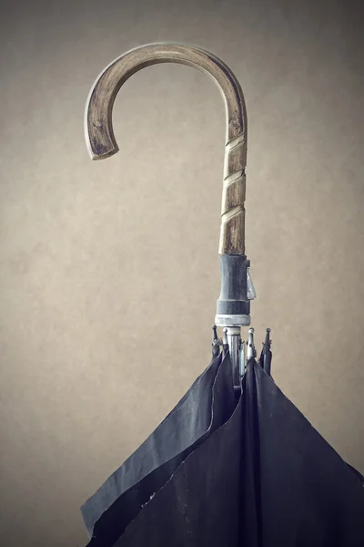 Eski ahşap şemsiye sapı — Stok fotoğraf