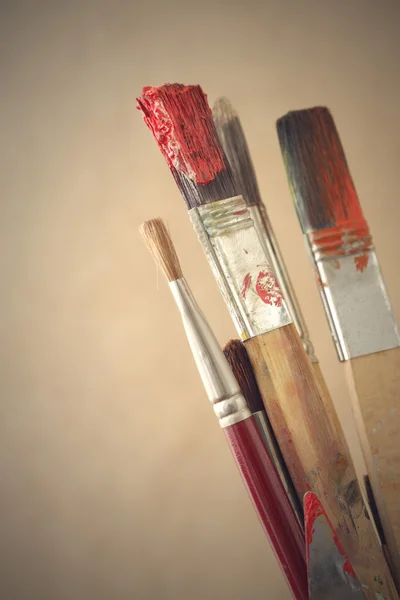 Pensulele pictorului — Fotografie, imagine de stoc