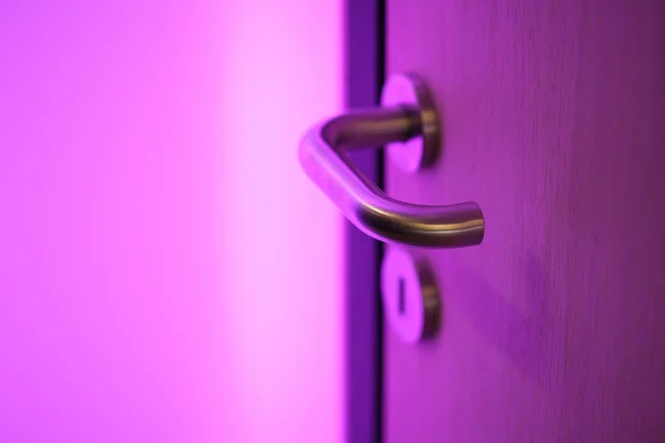 Klamka drzwi nowoczesne — Zdjęcie stockowe