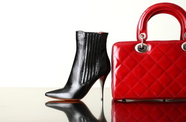 Ayakkabı ve çanta moda fotoğraf