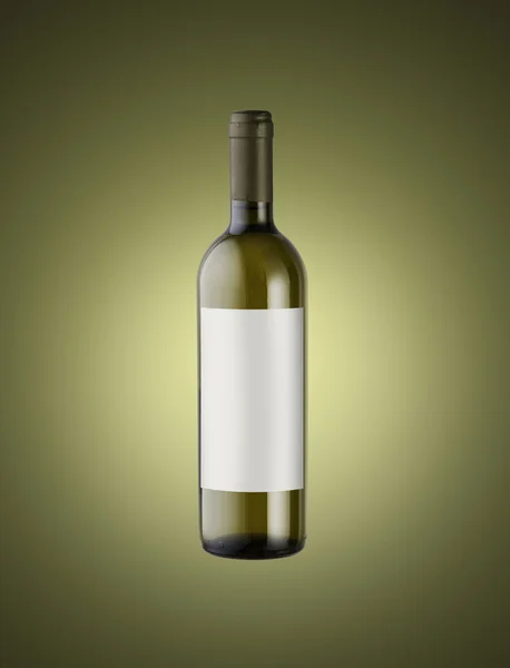 Wine bottle , label copy space — Stock Photo, Image