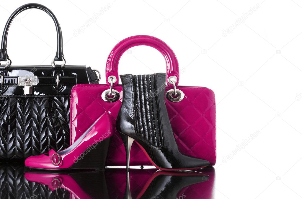 Shoes and handbag, fashion photo