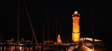 Old port of Lindau, Germany clipart