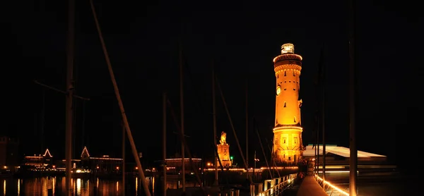 stock image Old port of Lindau, Germany