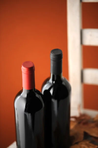 Üveg vörösbor — Stock Fotó
