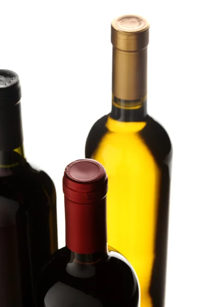 Grupo de botellas de vino — Foto de Stock