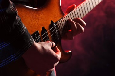 Guitarist rock live clipart