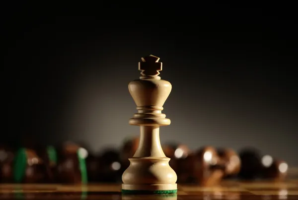 Koningsschaakstuk — Stockfoto