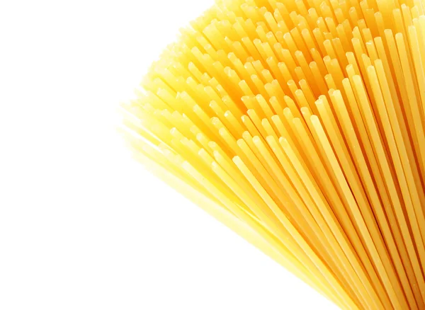 Mediterranean diet . Italian pasta, uncooked spaghetti — Stock Photo, Image