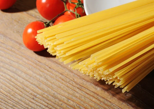 Olasz tészta összetevők, mediterrán étrend — Stock Fotó
