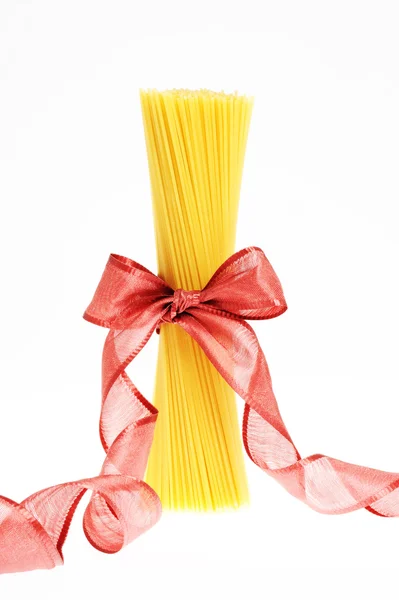 Spaghetti, Italiaanse pasta: vergelijkbaar beeld op mijn portefeuille — Stockfoto