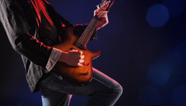 Guitar player clipart