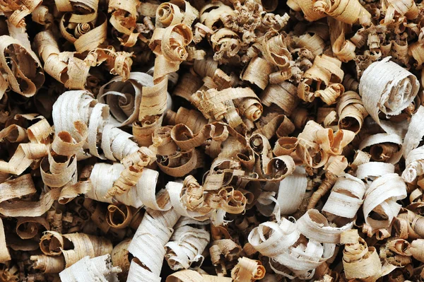 Pile of wood chips background — Stock Photo, Image