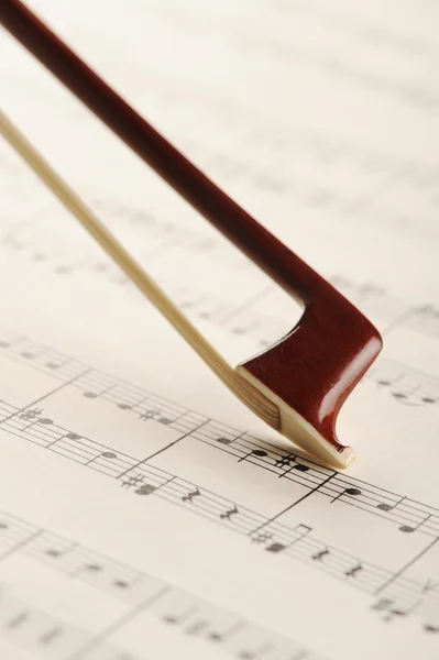 Bowon sheet music — Stock Photo, Image