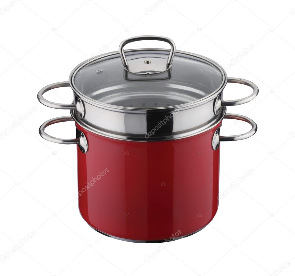 Kitchen Utensil: red pot