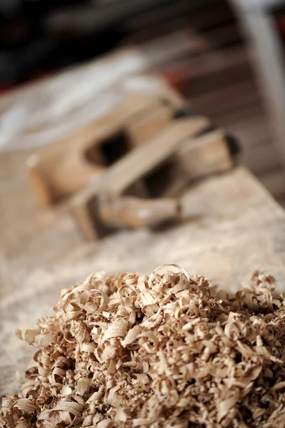 Werkzeuge für die Holzbearbeitung — Stockfoto
