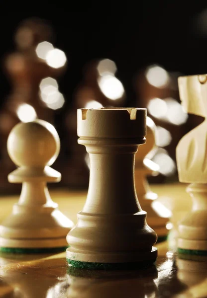 Шахматы, башня — стоковое фото