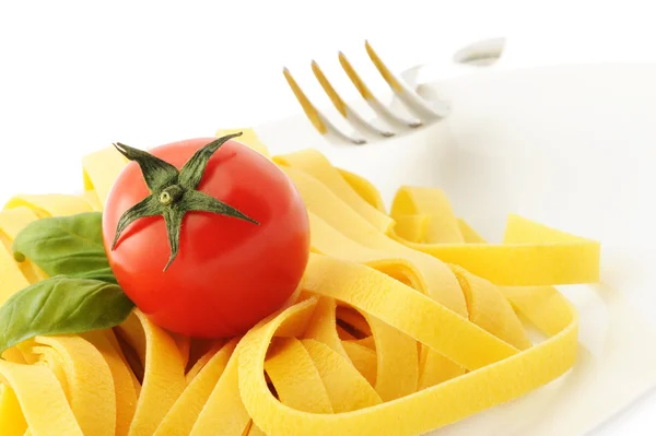 Plato de pasta italiana, primer plano — Foto de Stock