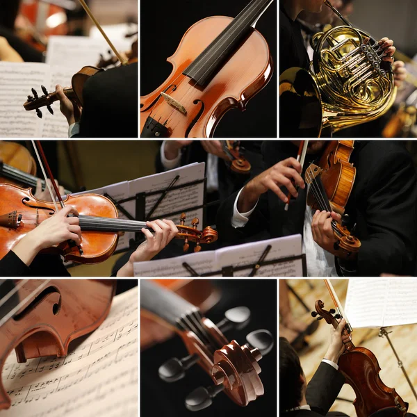 Kolaż muzyki klasycznej — Zdjęcie stockowe