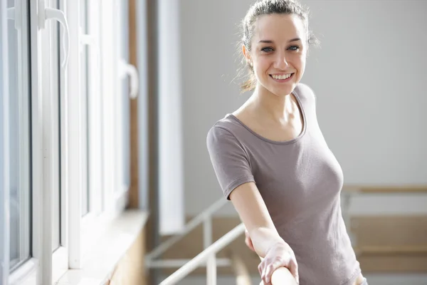 Portrait of a relaxed attractive young woman after exercise — Stock Photo, Image